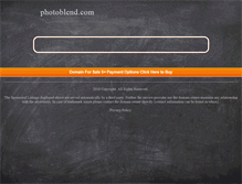 Tablet Screenshot of photoblend.com